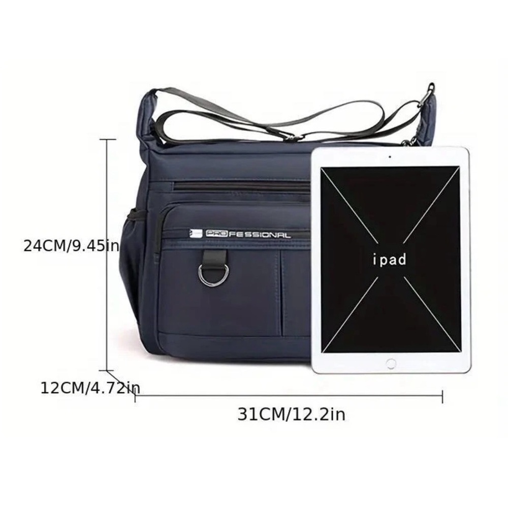 Large-Capacity Men'S Backpack Shoulder Bag Waterproof Wear-Resistant Backpack Mu - Picture 2 of 3
